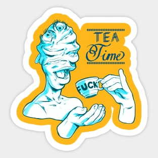 Tea Time Sticker